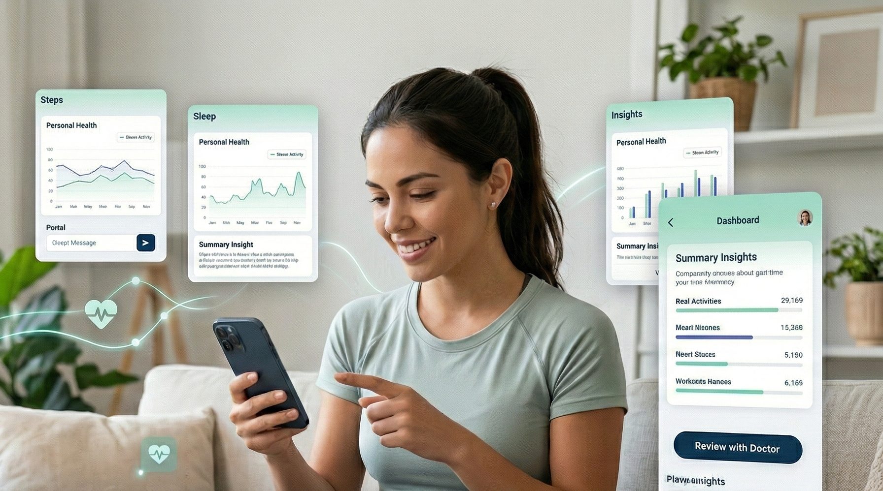 YUHA running coach dashboard: readiness score, training load, recovery, and tomorrow's session for a Garmin or Strava user